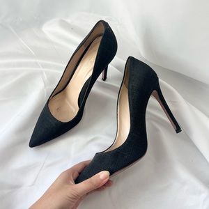 Evaluna Black Shiny Pumps Made in Italy